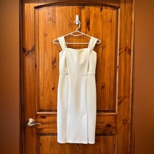 ASOS Elegant White Off-Shoulder Dress